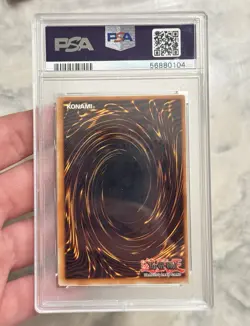 2003 Yugioh Lava Golem PGD-107 Secret Rare 1st Edition PSA 8 NM-MT - Image 2