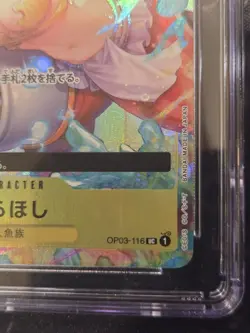 Bandai Alt Art Holo Shirahoshi OP03-116 CGC 10 Bandai Games Fest One Piece CCG - Image 2