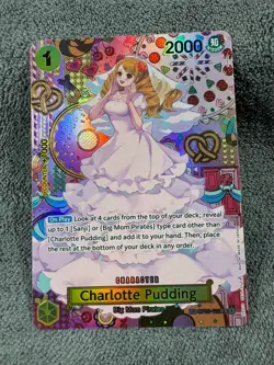 Bandai Charlotte Pudding OP03-112 Two Legends SP Rare - Image 1