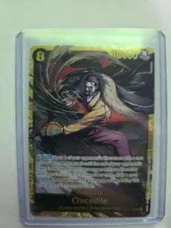 Crocodile OP14-120 SEC Foil One Piece TCG Baroque Works English NM - Image 1