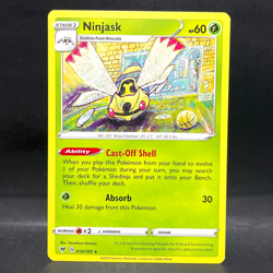 2020 POKEMON VIVID VOLTAGE NINJASK 014/185 (RARE) - Image 1