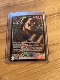 One Piece OP14-079 Crocodile Alt Art Leader – The Azure Sea’s Seven English NM - Image 1