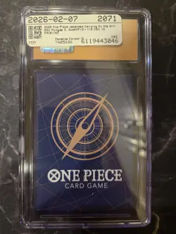 Portgas D. Ace Carrying on His Will OP13-119 Secret Rare CGC 10 One Piece CCG - Image 2