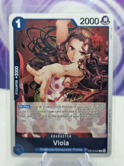 Viola OP15-040 Rare Adventure on Kami's Island One Piece Foil NM - Image 1