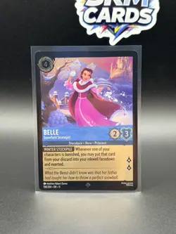 Disney Lorcana Winterspell, Belle - Snowfield Strategist, 158/204, Foil - Image 1