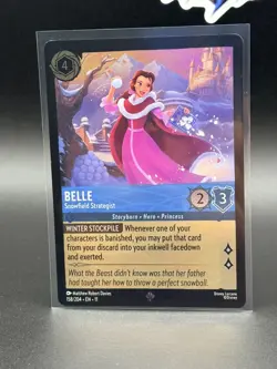 Disney Lorcana Winterspell, Belle - Snowfield Strategist, 158/204, Foil - Image 5