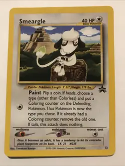 Smeargle #32 Black Star Promo WOTC Pokemon Card - Image 1