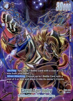 Great Ape Baby FB04-104 1st Anniversary Promo Alternate Art Dragon Ball Card Fus - Image 1