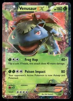 Pokemon Cards Venusaur EX 1/83 Generations Holo Rare EX NM - Image 1