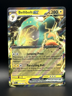 Bellibolt EX 079/193 Sv02: Paldea Evolved Holo - TCG Pokemon - NM - Image 1