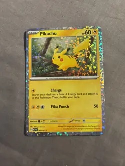 Pokemon Pikachu McDonald's 2024 002/015 Promo Holo Basic Card so promo - Image 1