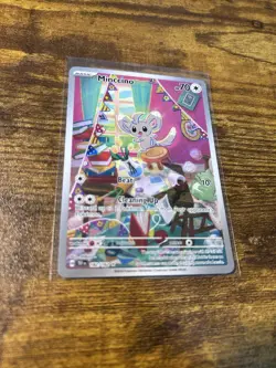 Pokemon TCG Minccino Holo Card 182/162SV05: Temporal Forces - Image 2