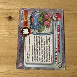 Venusaur #03 -BLUE LOGO - NON-HOLO - SERIES 1 - TOPPS Pokemon Card - LP - Image 2