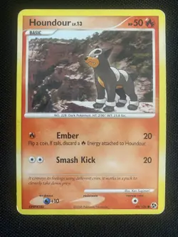 Houndour 69/106 Diamond & Pearl Great Encounters Pokemon Card MP - Image 1
