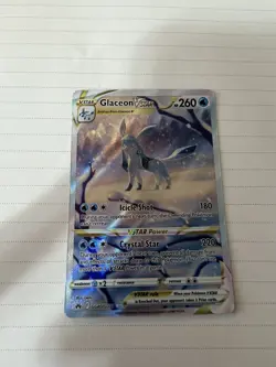 Pokemon Glaceon VSTAR Card Crown Zenith GG40/GG70 Ultra Rare Holo HP 260 - Image 3