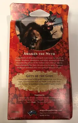 Sealed GIFTS OF THE GODS UW Intro Deck Born of the Gods + 2 Booster Packs 2014 - Image 3