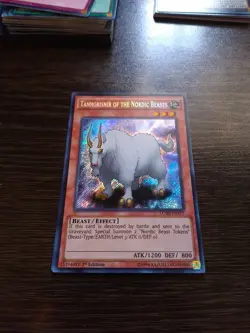 Yugioh - Tanngrisnir of the Nordic Beasts LC5D-EN177 1st Edition Secret Rare NM - Image 1