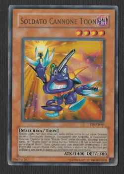 Yugioh Soldato Cannone Toon TP6-IT001 Ultra Rare NM/EX - Image 1
