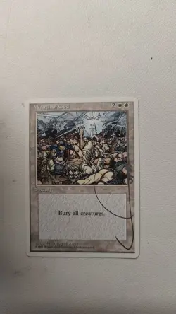 Mtg Wrath Of God 5th Edition Signed - Image 1