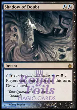 Shadow of Doubt 1x MTG RAV Ravnica Rare MINT blue black - Image 1