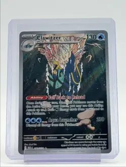 CLAWITZER 2025 POKEMON MEGA EVOLUTION ILLUSTRATION RARE 141/132 Q6011 - Image 1