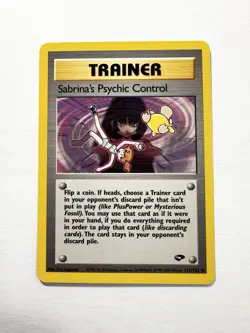 Pokemon TCG: Sabrina’s Psychic Control - Gym Challenge 121/132 (NM) - Image 1