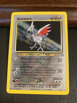 Pokemon Card - Skarmory Neo Genesis Holo Rare Card 13/111 - Image 1