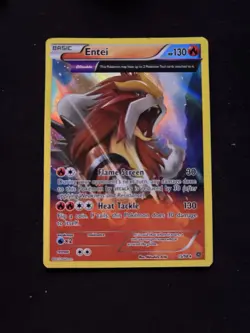 Entei 15/98 Reverse Holo Rare XY Ancient Origins Pokemon TCG Card - Image 1