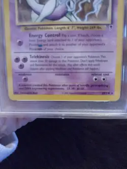 PSA Mewtwo 29 Non-Holo Legendary Collection 2002 NEAR MINT Card - Image 5
