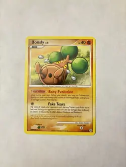 Pokemon Card - Bonsly Diamond and Pearl 71/130 Common Non Holo NM Near Mint TCG - Image 1