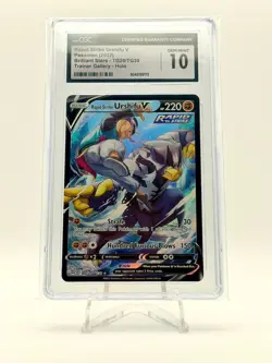 2022 POKEMON BRILLIANT STARS RAPID STRIKE URSHIFU V TG20/TG30 CGC 10 - Image 1