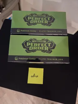 **READ** Pokemon TCG Perfect Order *Pokemon Center* ETB Elite Trainer Box (x2) - Image 5