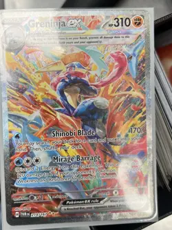 Pokemon Greninja ex 214/167 Special Illustration Rare Holo 310 HP EX - Image 3
