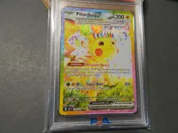 Pokemon TCG Pikachu EX 238/191 PSA 9 Special Illustration Rare Surging Sparks - Image 2