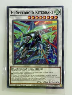 BLC1-EN092 Hi-Speedroid Kitedrake : Common 1st Edition YuGiOh Card - Near Mint - Image 1