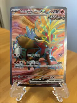 Pokemon Gouging Fire ex 188/162 SV05: Temporal Forces Holo - Image 2