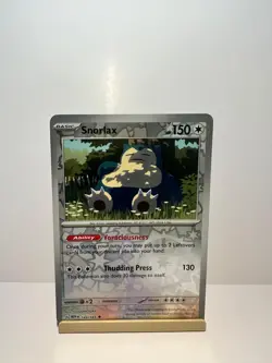 Snorlax 143/165 Uncommon 151 Pokemon Reverse Holo Near Mint - Image 1