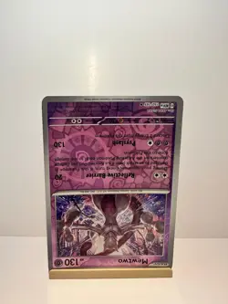 Mewtwo 150/165 Rare 151 Pokemon Reverse Holo Near Mint - Image 2