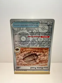 Antique Dome Fossil 152/165 Common 151 Pokemon Reverse Holo Near Mint - Image 2
