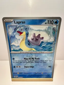 Lapras 131/165 Uncommon 151 Pokemon Reverse Holo Near Mint - Image 1