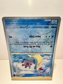 Lapras 131/165 Uncommon 151 Pokemon Reverse Holo Near Mint - Image 2