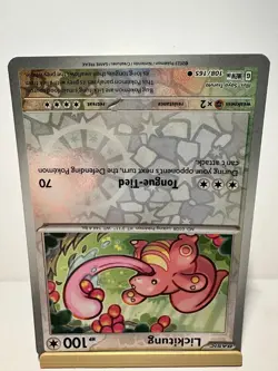 Lickitung 108/165 Common 151 Pokemon Reverse Holo Near Mint - Image 2