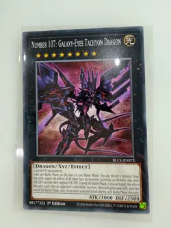 BLC1-EN072 Number 107: Galaxy-Eyes Tachyon Dragon : Common 1st Edition YuGiOh - Image 1
