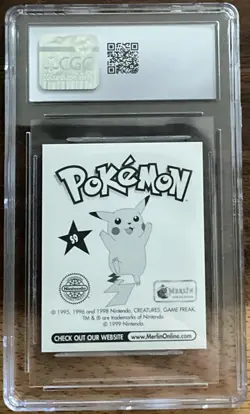 CGC 10 Paras Pokemon Merlin 1998 Series 1 - S9 Special Glitter CGC 9 Mint PSA - Image 2