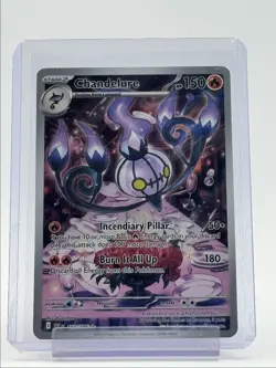 CHANDELURE 2025 POKEMON WHITE FLARE ILLUSTRATION RARE 103/086 Q6011 - Image 1