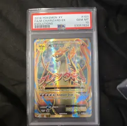 2016 Pokemon XY M Charizard EX Full Art Evolutions #101 PSA 10 - Image 1