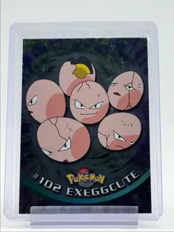 EXEGGCUTE 1999 TOPPS POKEMON TV SERIES 1 FOIL BLUE LOGO A 102 Q0899 - Image 1