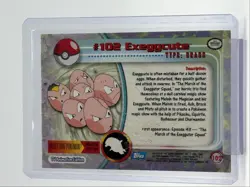 EXEGGCUTE 1999 TOPPS POKEMON TV SERIES 1 FOIL BLUE LOGO A 102 Q0899 - Image 2