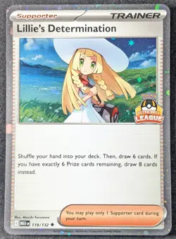 2025 Pokemon LILLIE'S DETERMINATION #119/132 Mega Evolution Ultra Ball League - Image 1