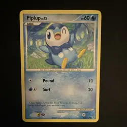 Pokemon TCG Piplup 121/147 Supreme Victors Common Basic Regular 60 HP English - Image 1